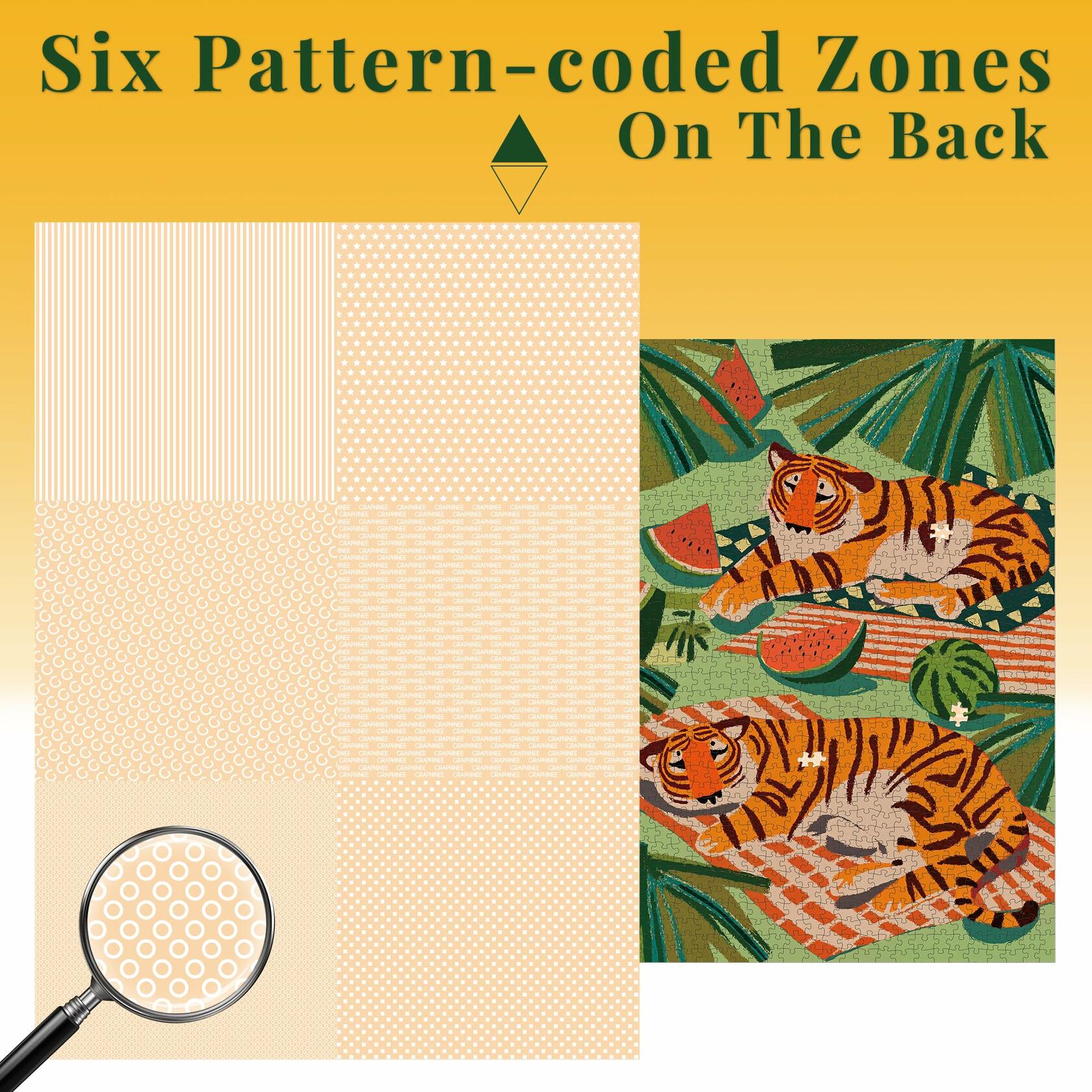 Summer Tiger - 1000 Piece Jigsaw Puzzle