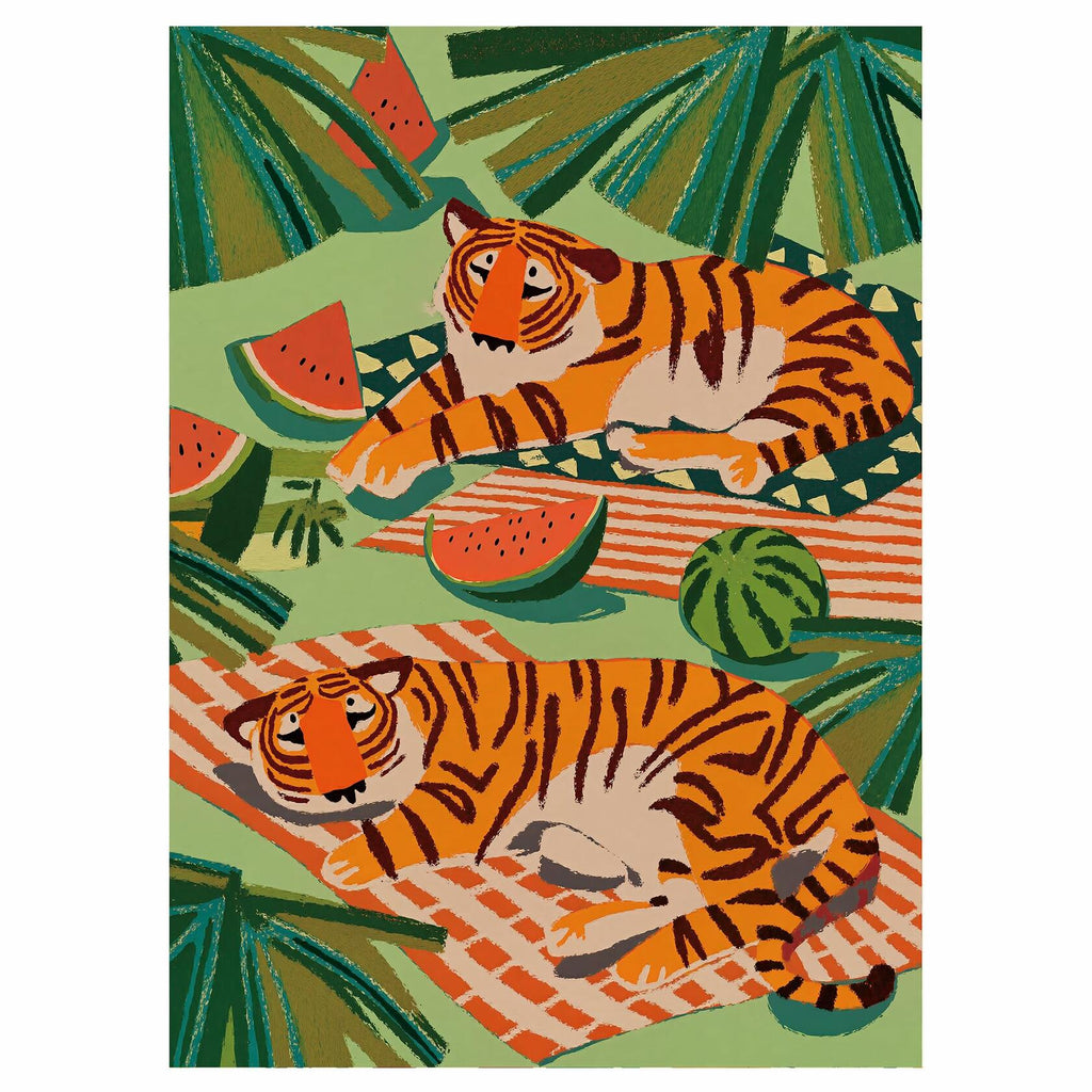 Summer Tiger - 1000 Piece Jigsaw Puzzle