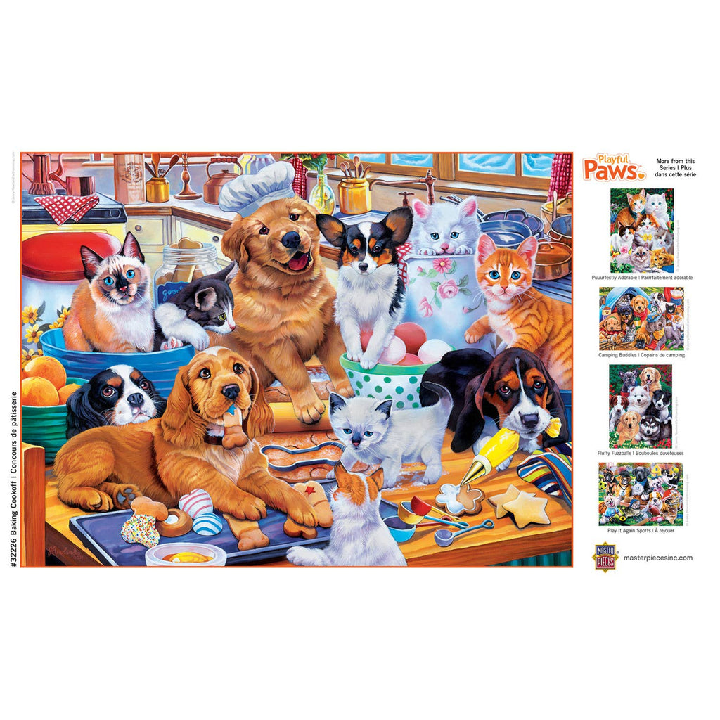 Adorable Kitten and Puppy – 300 Piece Puzzle