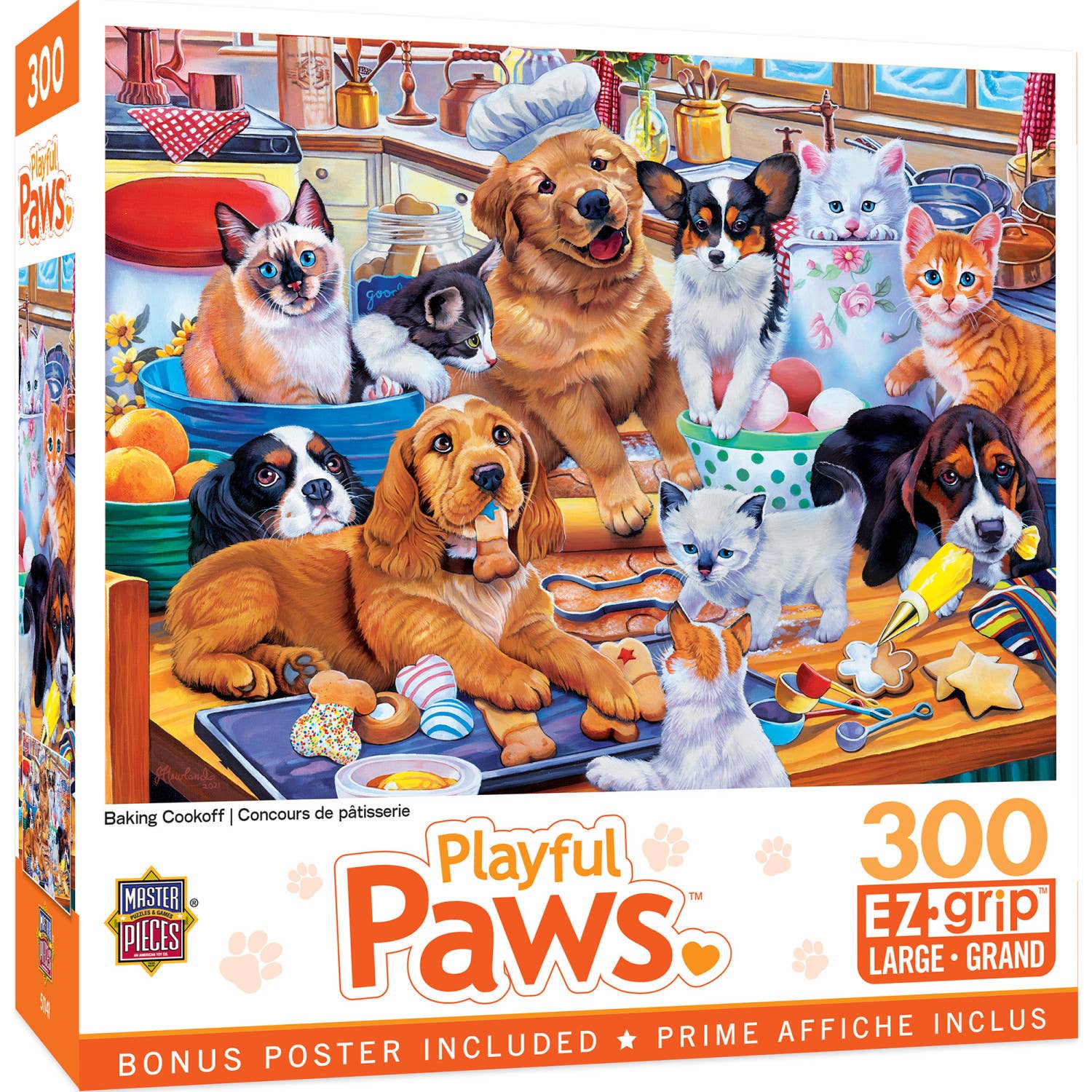 Adorable Kitten and Puppy – 300 Piece Puzzle