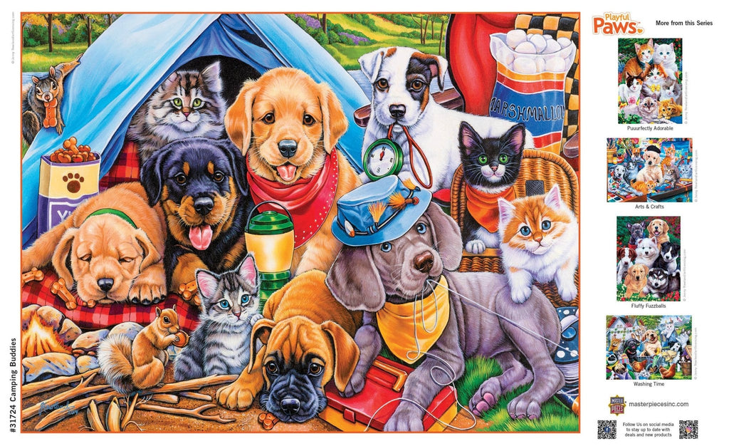 Camping Buddies - 300 Piece Jigsaw Puzzle
