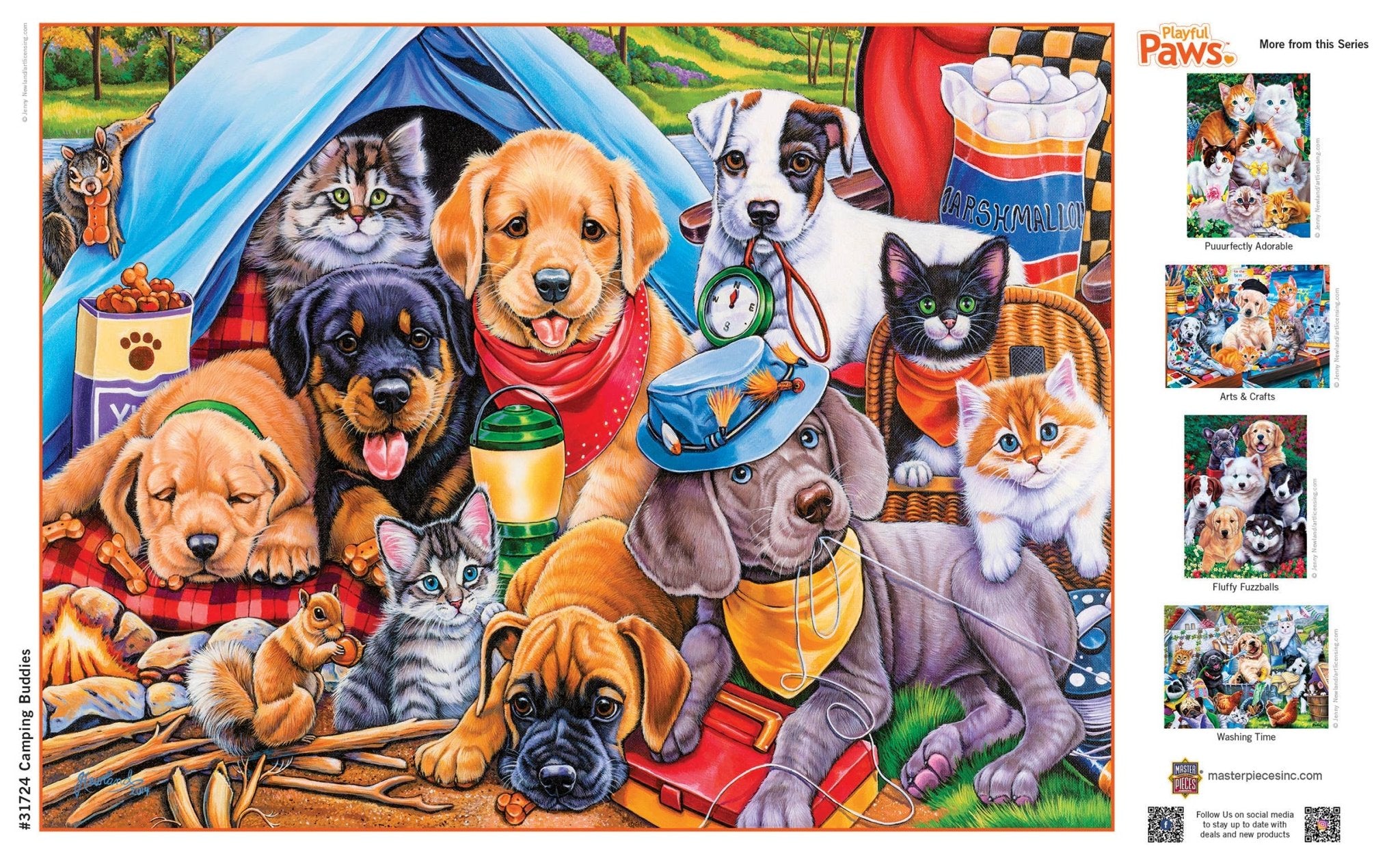 Camping Buddies - 300 Piece Jigsaw Puzzle