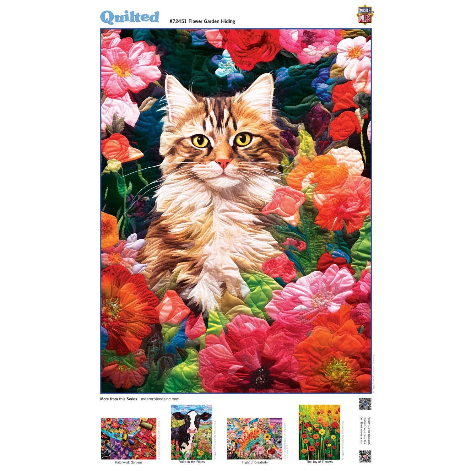 Flower Garden Hiding - 1000 Piece Jigsaw Puzzle