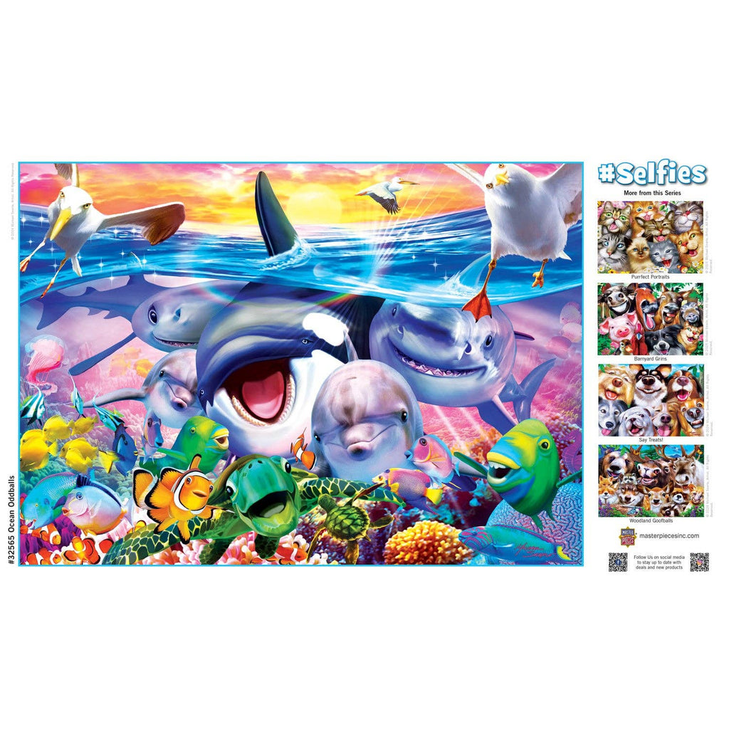 Ocean Oddballs - 500 Piece Jigsaw Puzzle