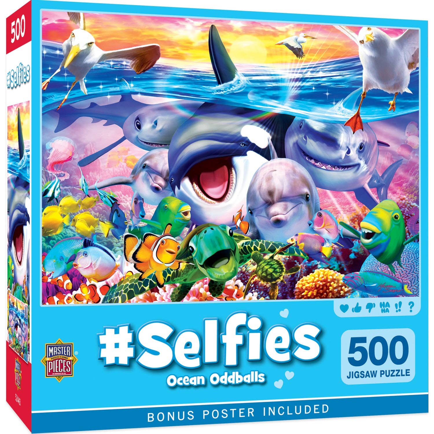 Ocean Oddballs - 500 Piece Jigsaw Puzzle