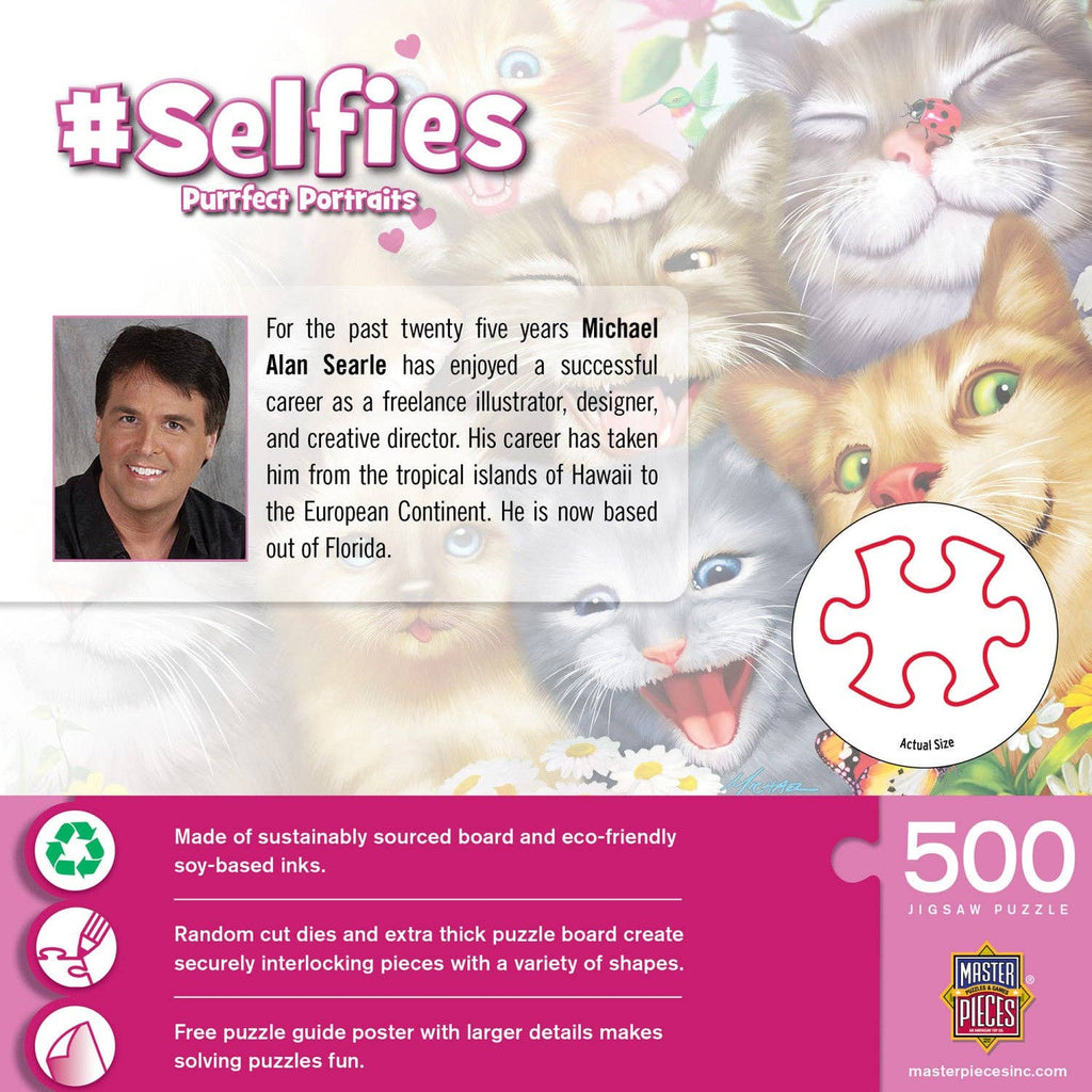 Purrfect Portraits - 500 Piece Jigsaw Puzzle