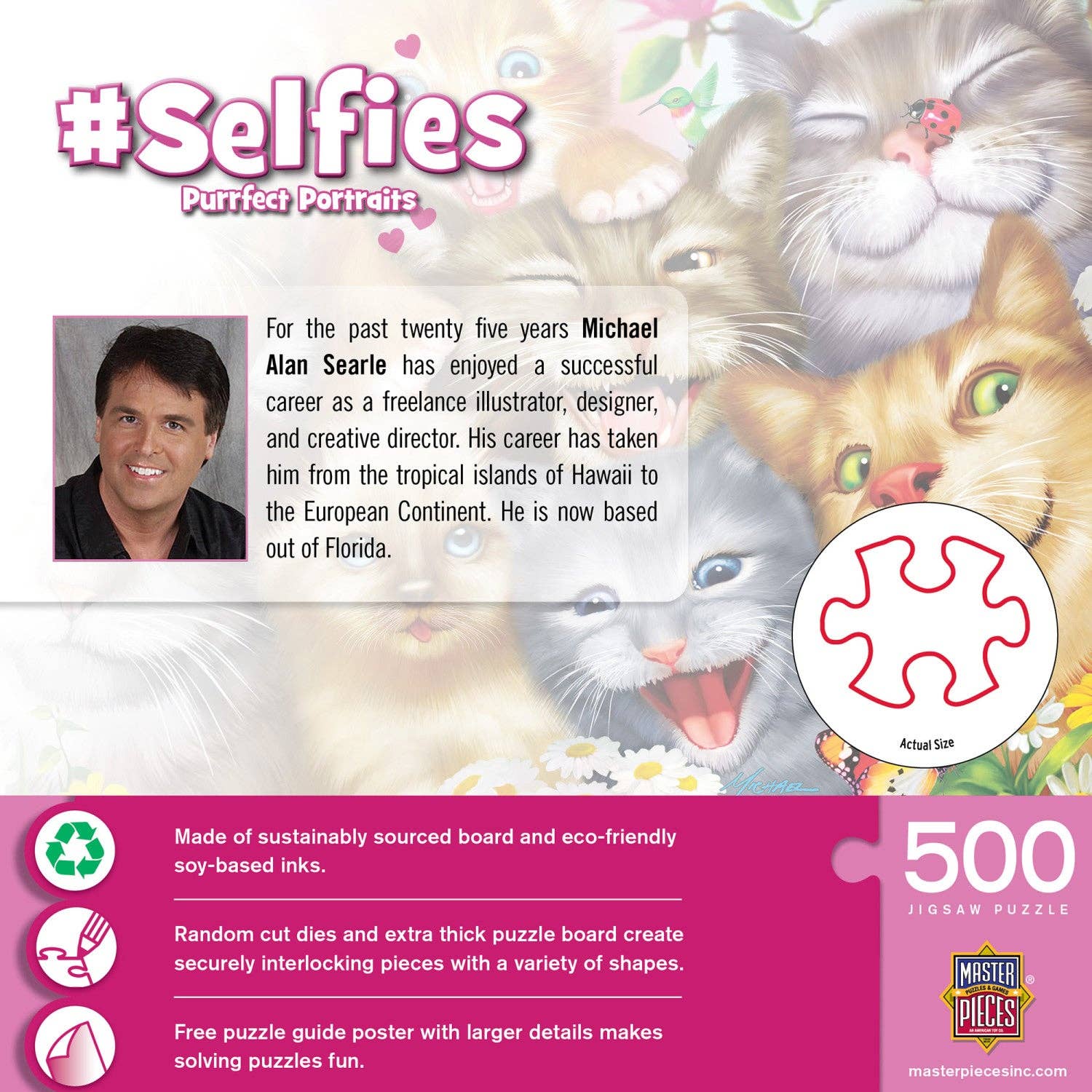 Purrfect Portraits - 500 Piece Jigsaw Puzzle