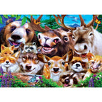 Woodland Goofballs - 500 Piece Jigsaw Puzzle