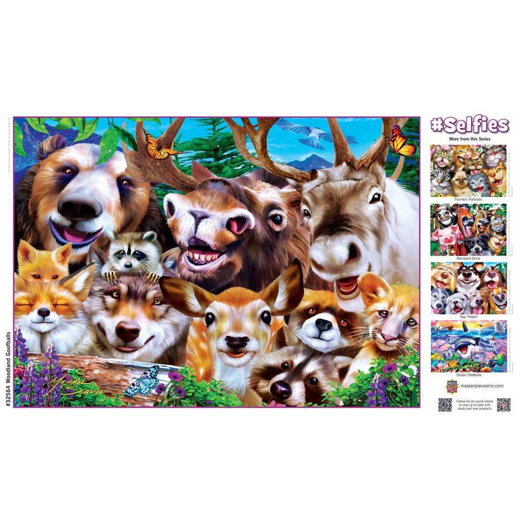 Woodland Goofballs - 500 Piece Jigsaw Puzzle
