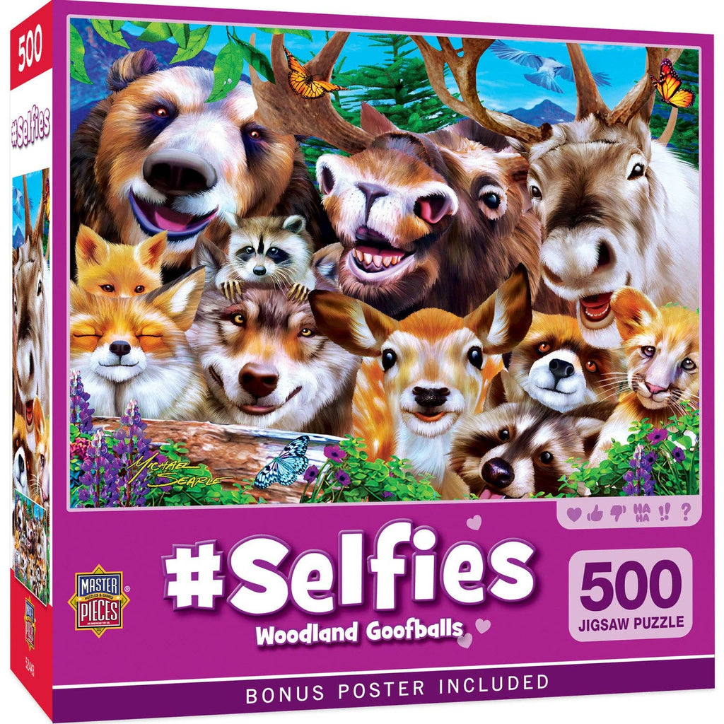 Woodland Goofballs - 500 Piece Jigsaw Puzzle