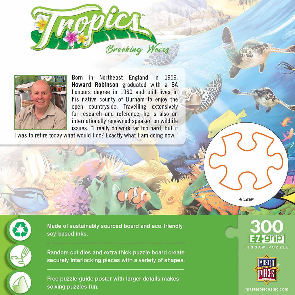 Tropics Breaking Waves - 300 Piece Jigsaw Puzzle