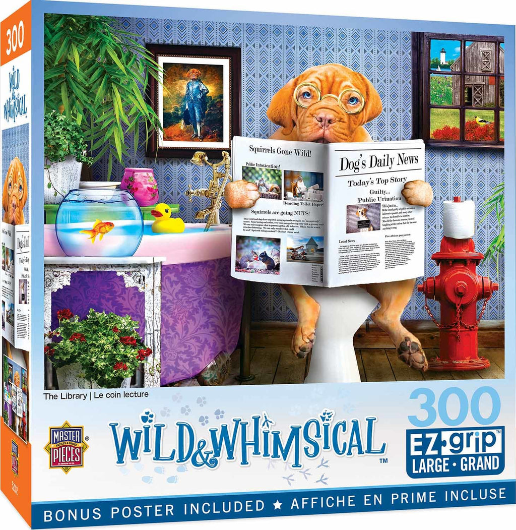 Wild & Whimsical The Library - 300 Piece Jigsaw Puzzle