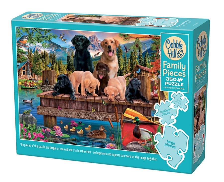 Pups and Ducks – 350 Piece Family Dog Puzzle